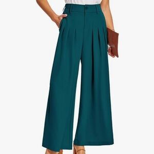 Nwt sexeagle teal wide leg pants